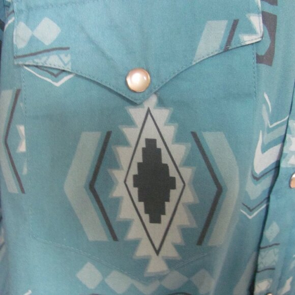 ROPER  MEN’S AZTEC PRINT SHIRT - Picture 6 of 11